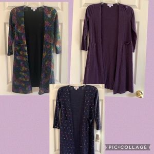 LuLaRoe girl’s Sariah bundle SZ 10 duster sweater